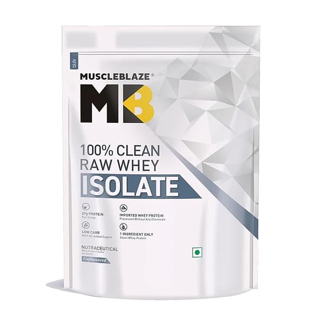 100% Clean Raw Whey Protein Isolate